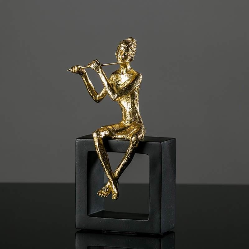 Woman Statue <br/> Design Musician 20 cm