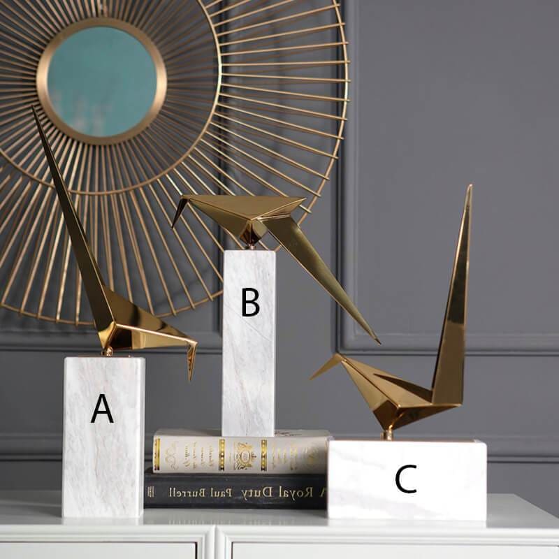 Origami Bird Statue <br/> Deluxe