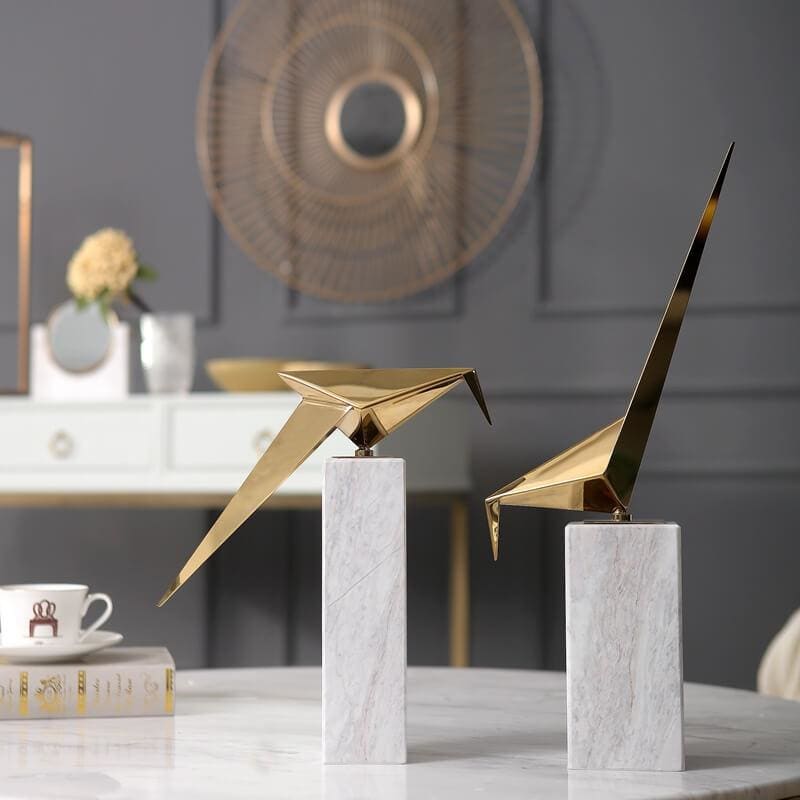 Origami Bird Statue <br/> Deluxe