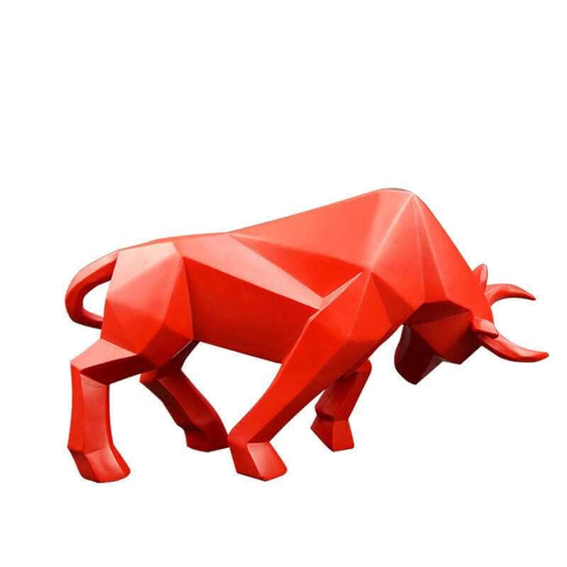 Origami Bull Statue 19 cm