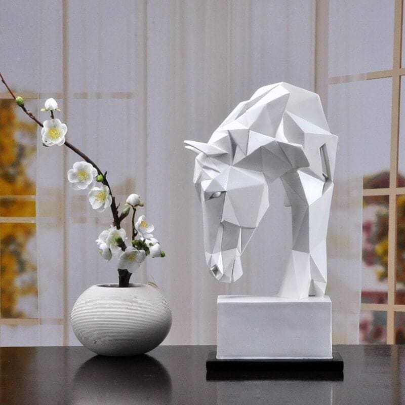 Horse Head Statue <br/> Origami