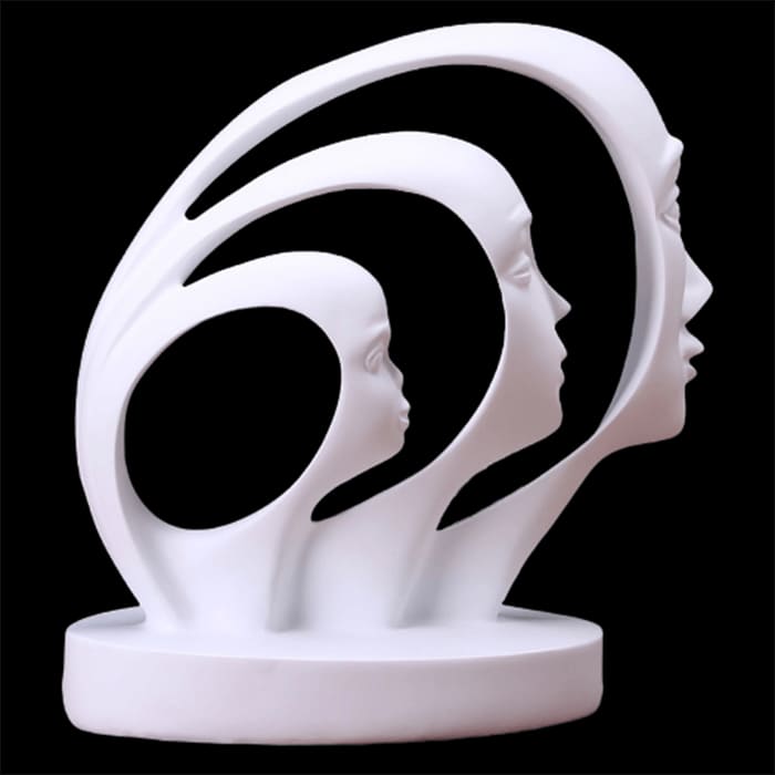 Man Statue <br/> Abstract Face Trio