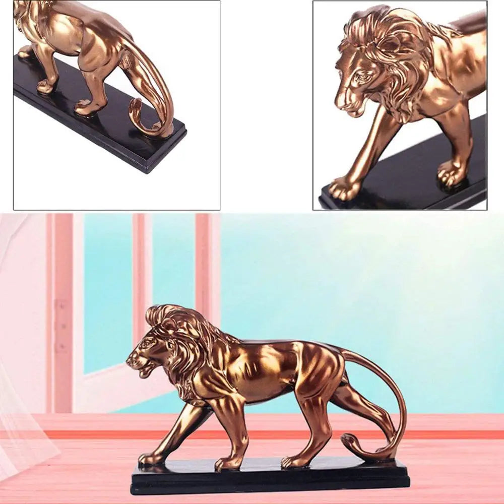 Lion Statue <br> Resin 18 cm