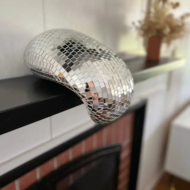 Melting Disco Ball Sculptures