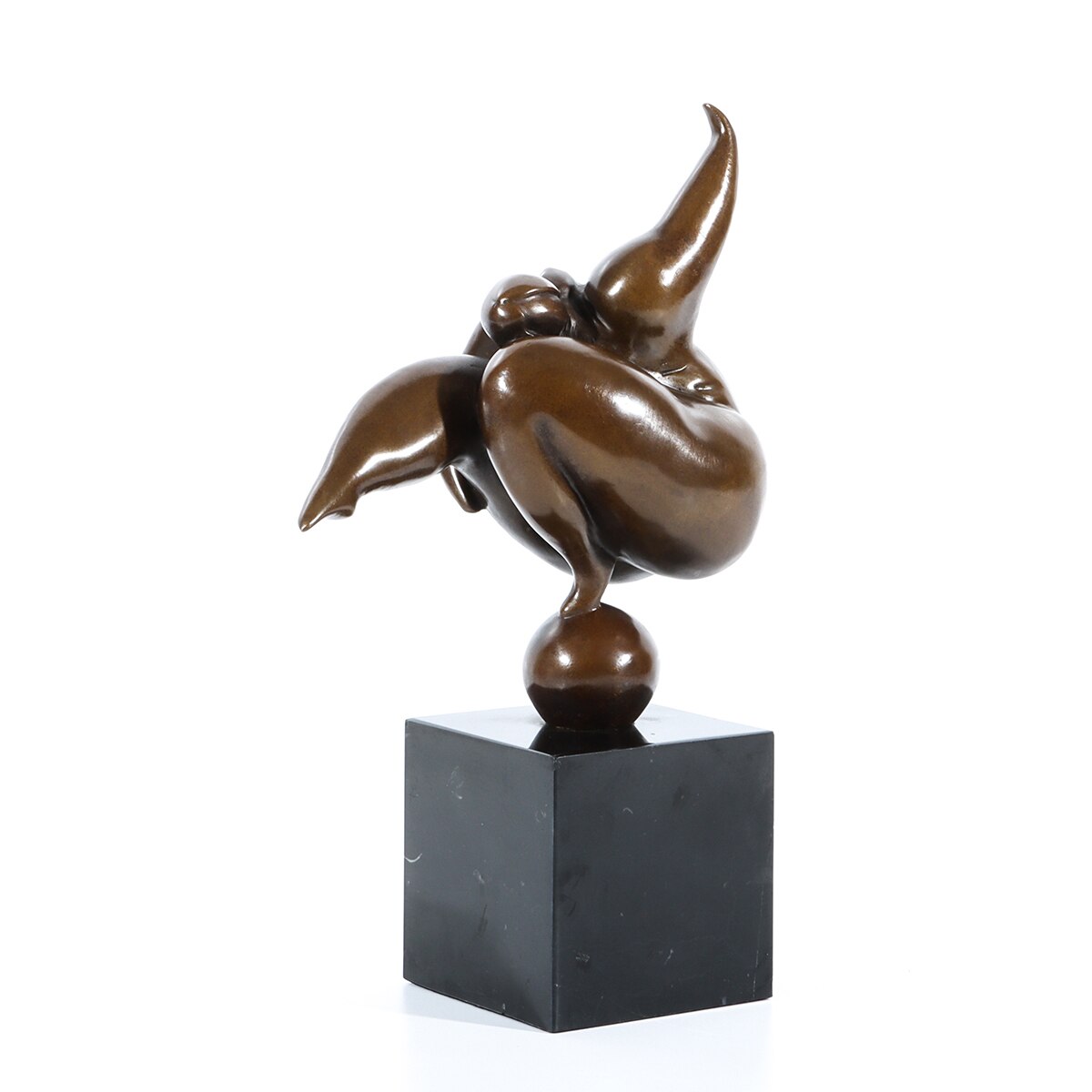 Bronze Statue, Replica of Botero Sculpture, 27 cm
