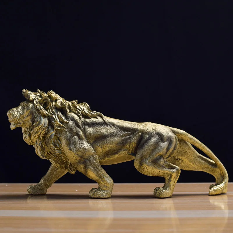 Lion Statue <br> Indoor Decor 18 cm