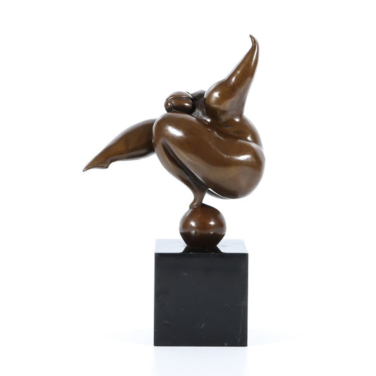 Bronze Statue, Replica of Botero Sculpture, 27 cm