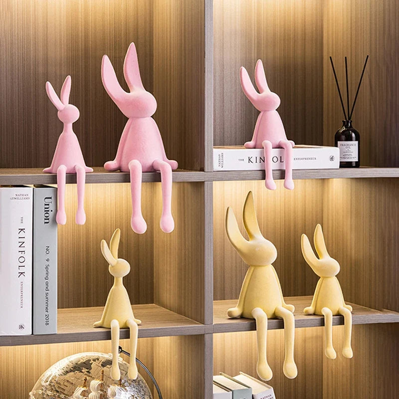Nordic Abstract Rabbit Sculptures