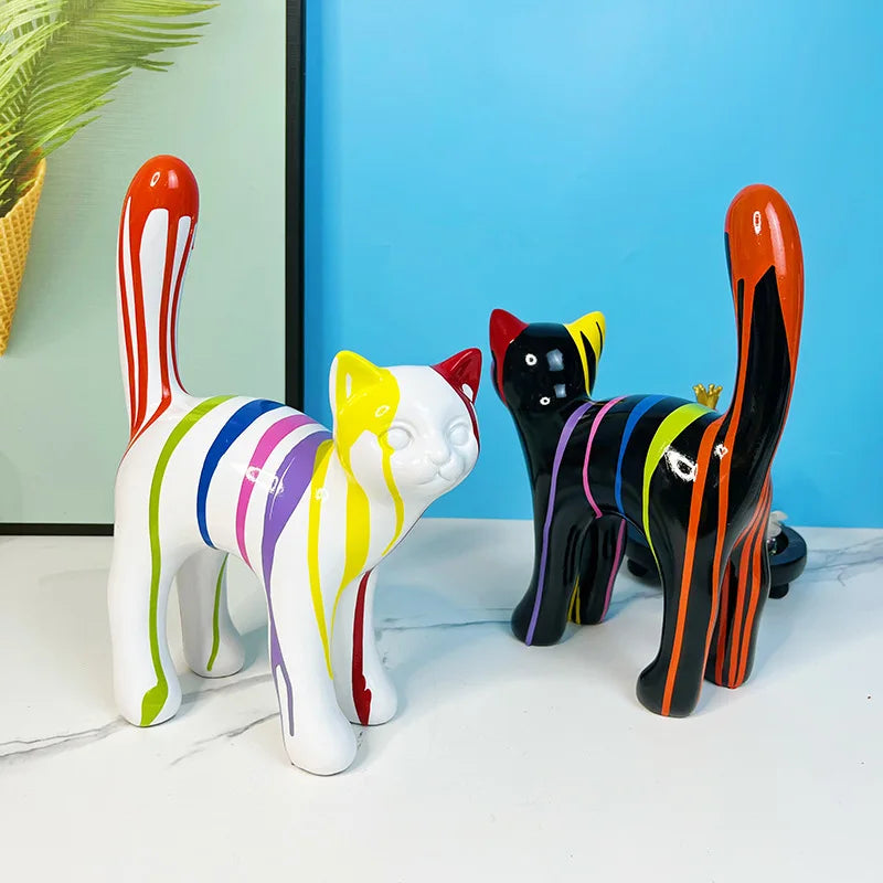 Cat Statue <br> in Resin