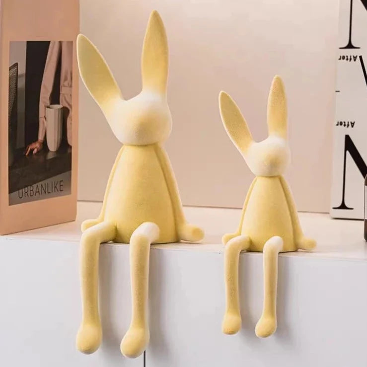 Nordic Abstract Rabbit Sculptures