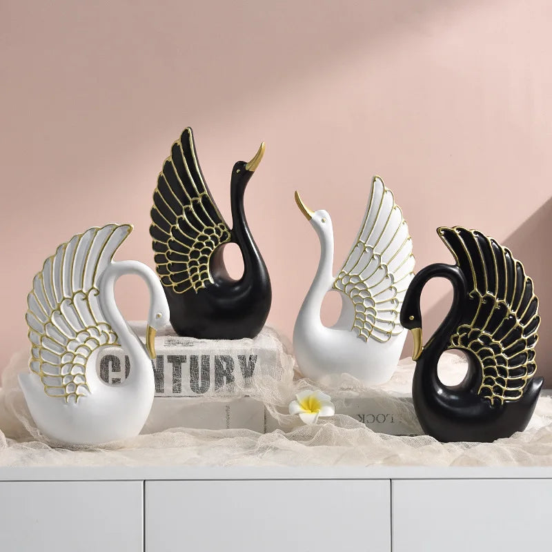 Swan Figurine 22 cm