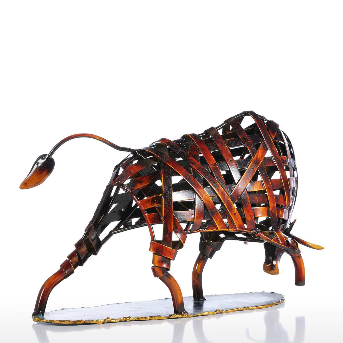 Rusty Bull Sculpture
