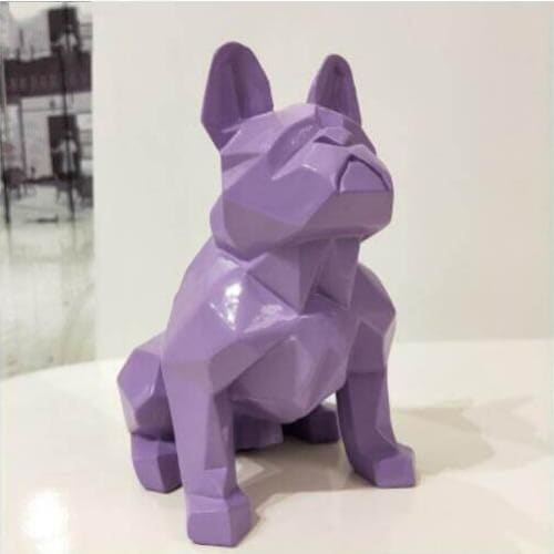 Bulldog Statue <br/> Origami 20 cm
