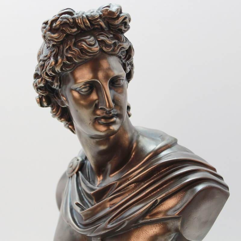 Apollo Statue <br> Bronze Effect