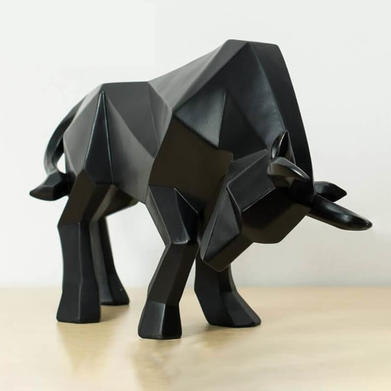 Origami Bull Statue 19 cm