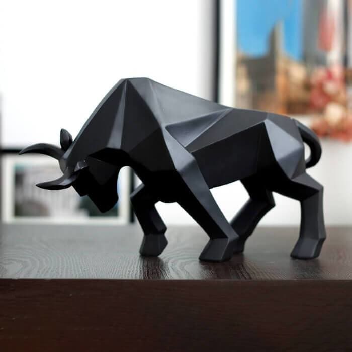 Origami Bull Statue 19 cm