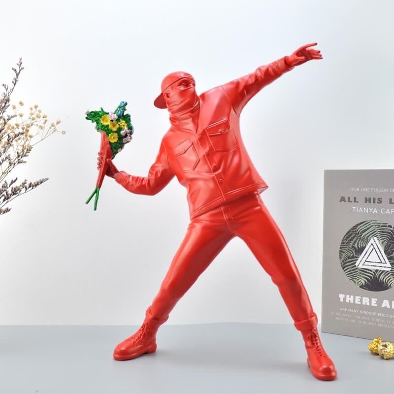 Contemporary Sculpture <br/> Banksy Flower Bomber