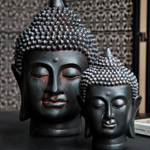 Modern Sculpture, Meditation <br/> Buddha Head