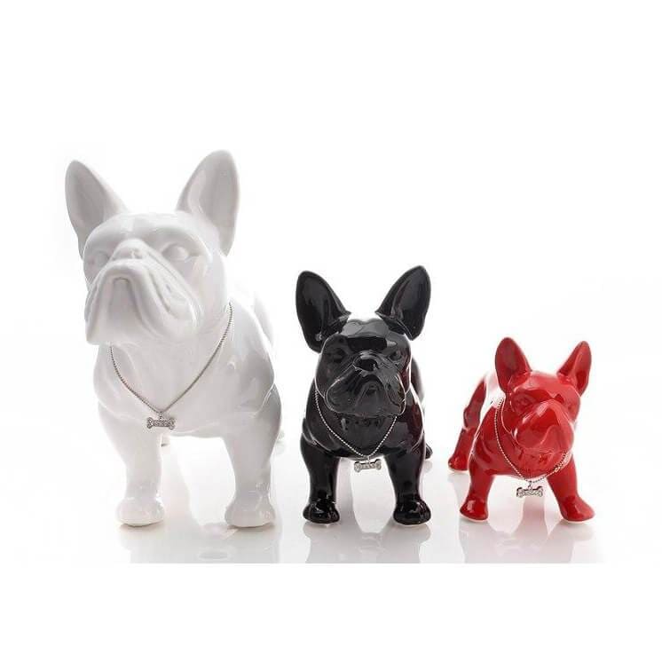 Dog Statue <br/> French Bulldog 20 / 29 cm