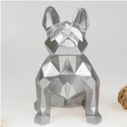 Bulldog Statue <br/> Origami 20 cm