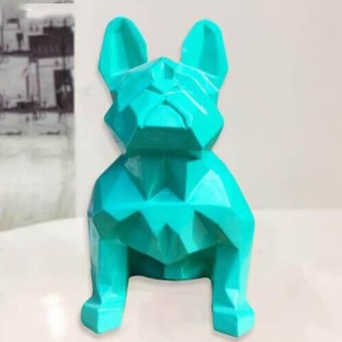 Bulldog Statue <br/> Origami 20 cm
