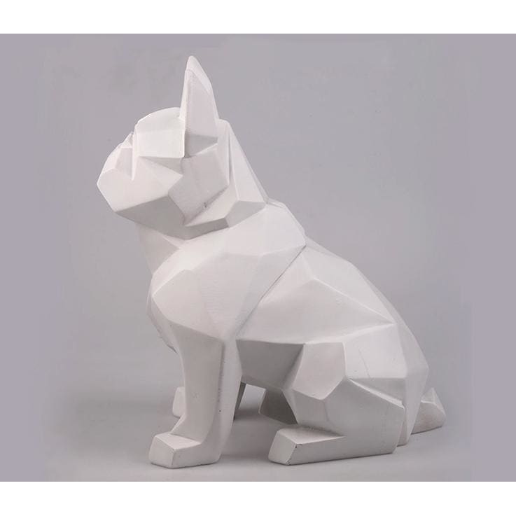 Bulldog Statue <br/> Origami 20 cm