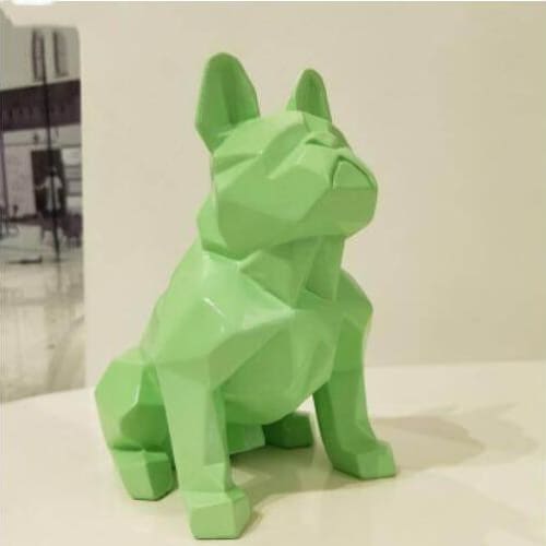 Bulldog Statue <br/> Origami 20 cm