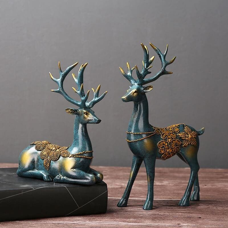 Deer Statue <br/> Modern (Duo)
