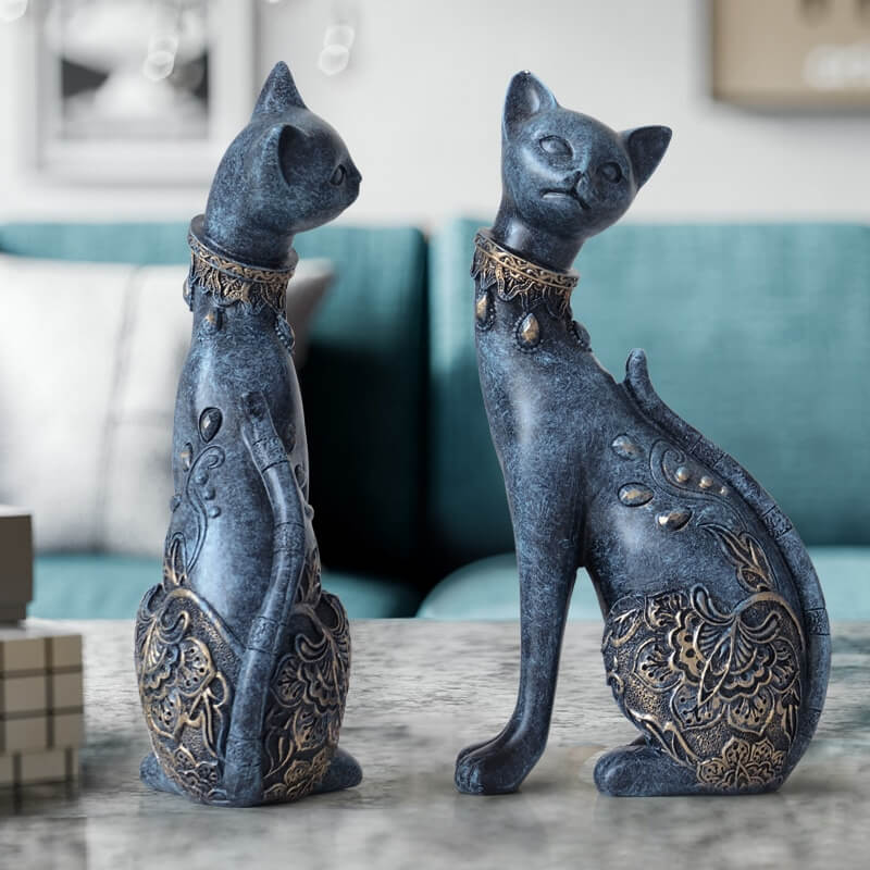 Cat Statue <br/> (Two Pieces)