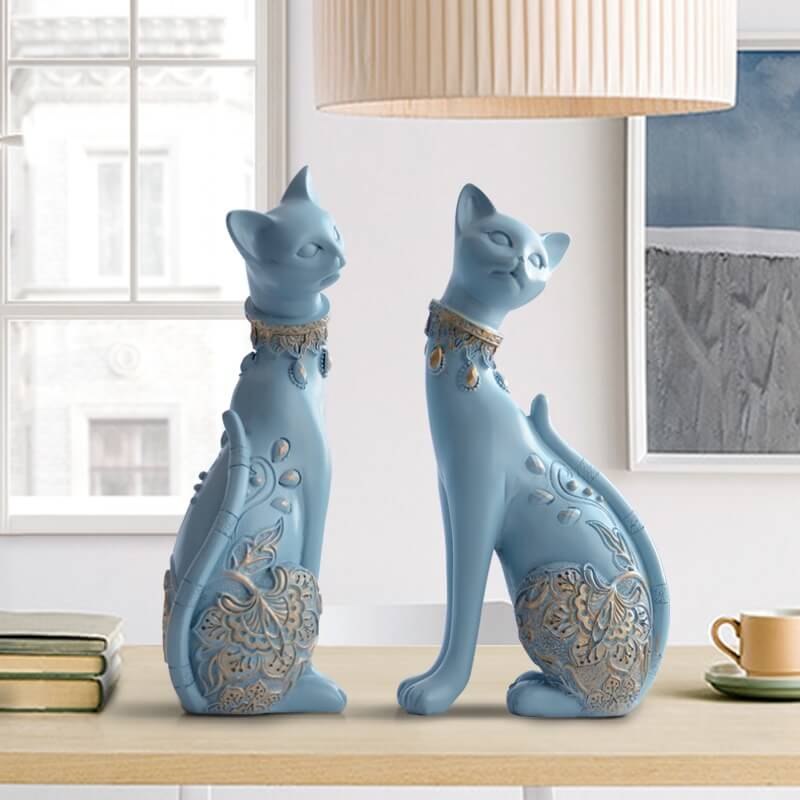 Cat Statue <br/> (Two Pieces)