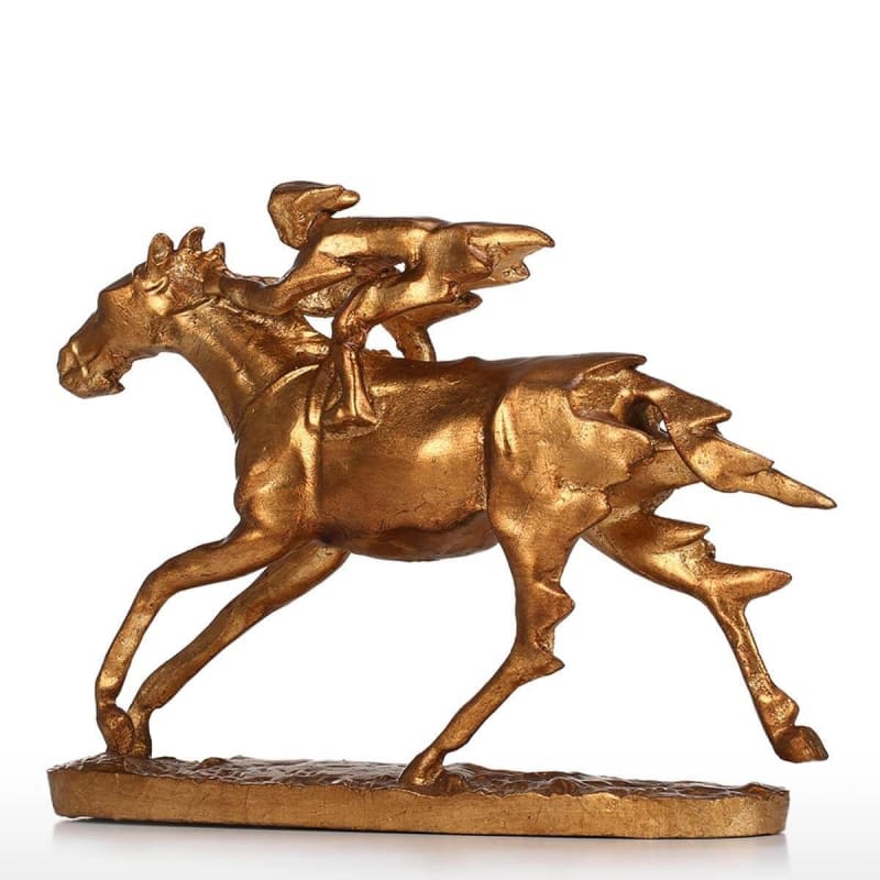 Horse Statue in Bronze <br/> Modern 21 cm