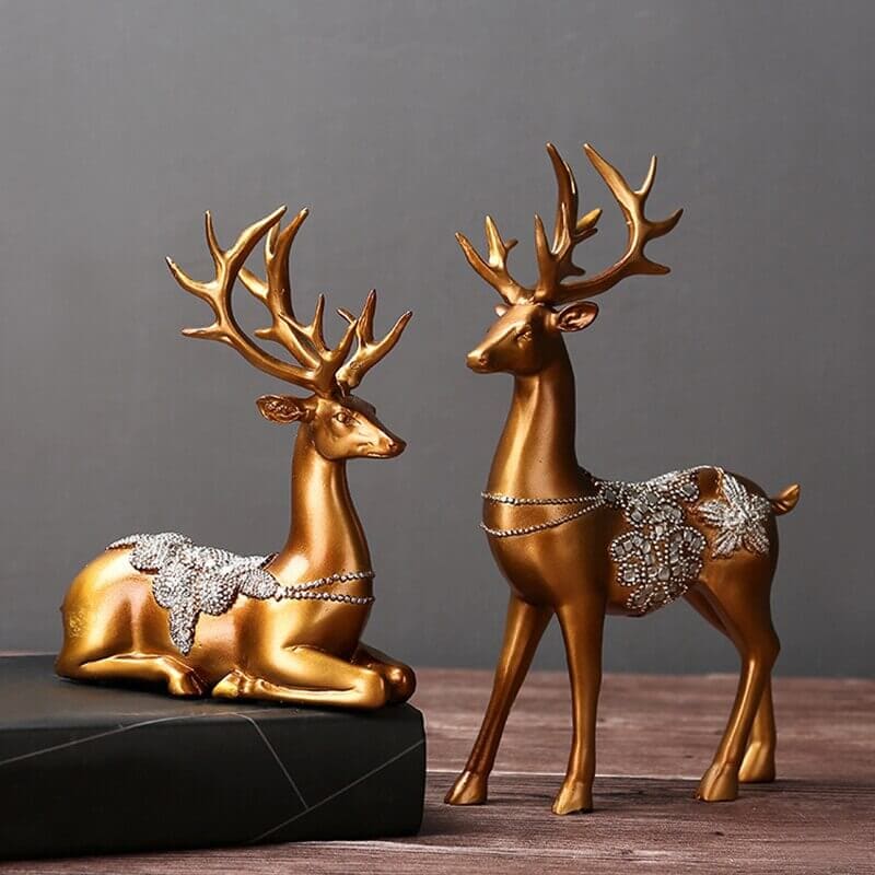 Deer Statue <br/> Modern (Duo)