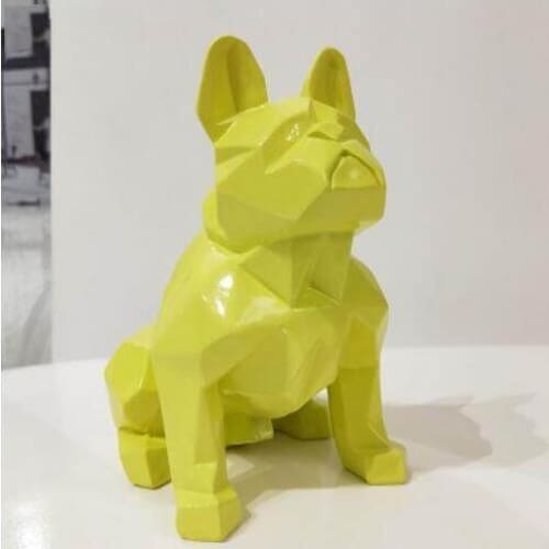 Bulldog Statue <br/> Origami 20 cm