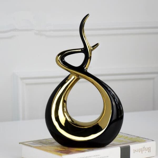 Abstract Sculpture <br/> Golden Embrace