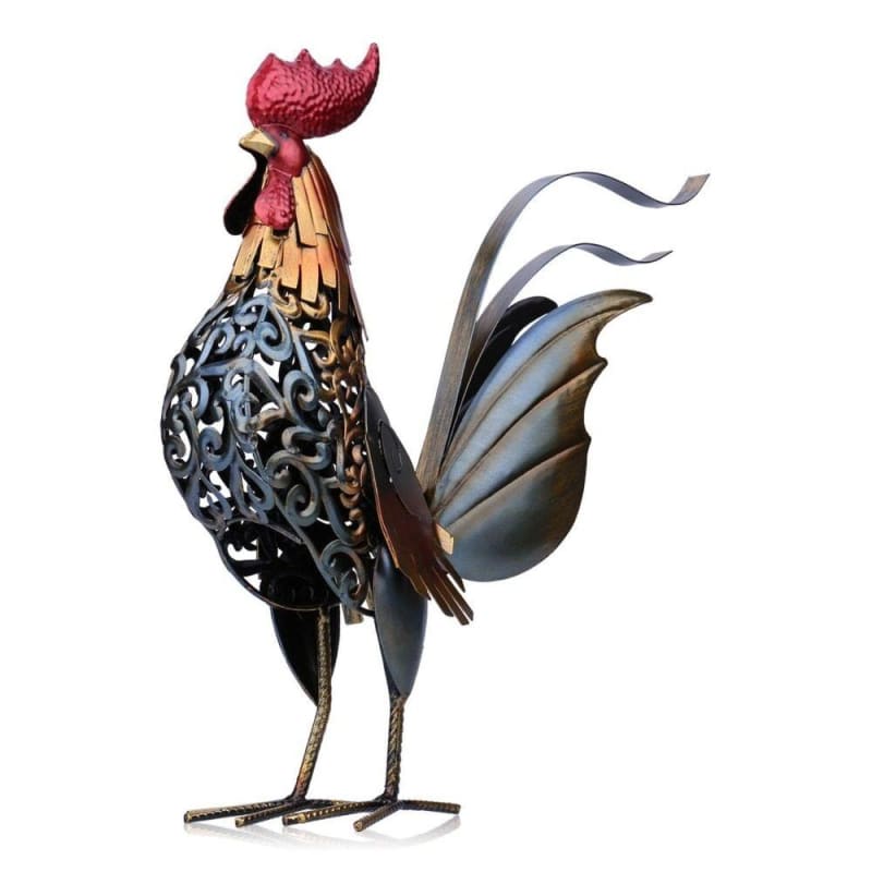 Rooster Statue <br/> Metal