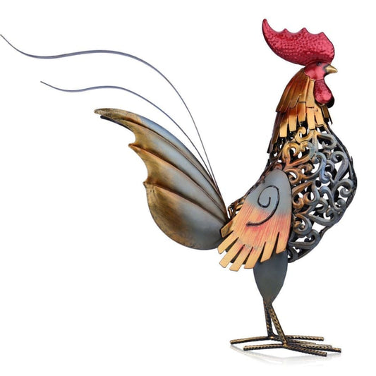 Rooster Statue <br/> Metal