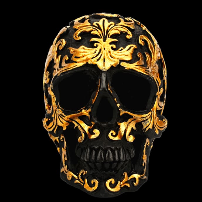 Skull Statue <br/> Dia de los Muertos Skull