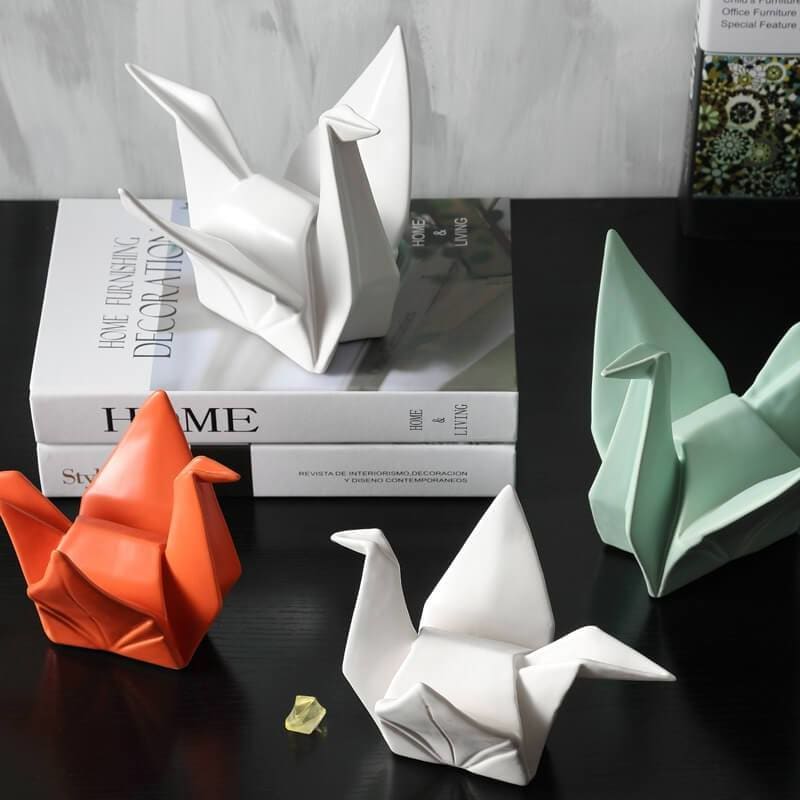 Swan Statue <br/> Origami