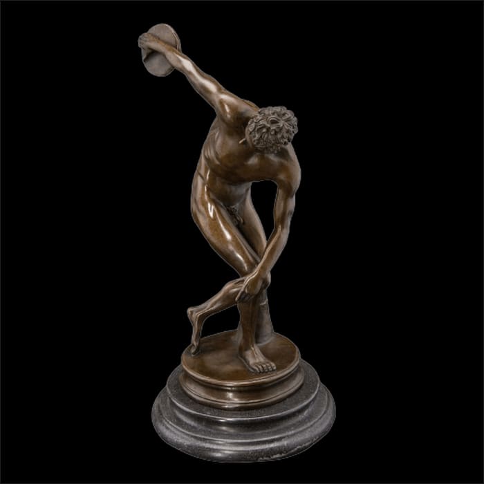 The Discobolus Bronze 33 cm