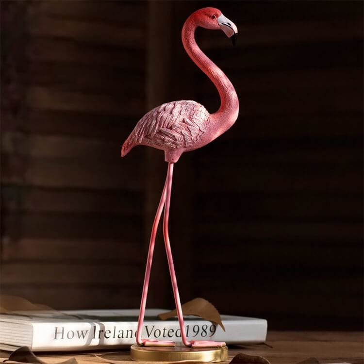Pink Flamingo Statue