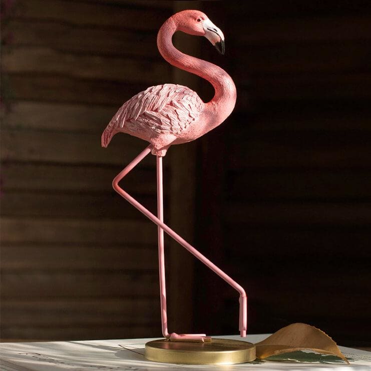 Pink Flamingo Statue