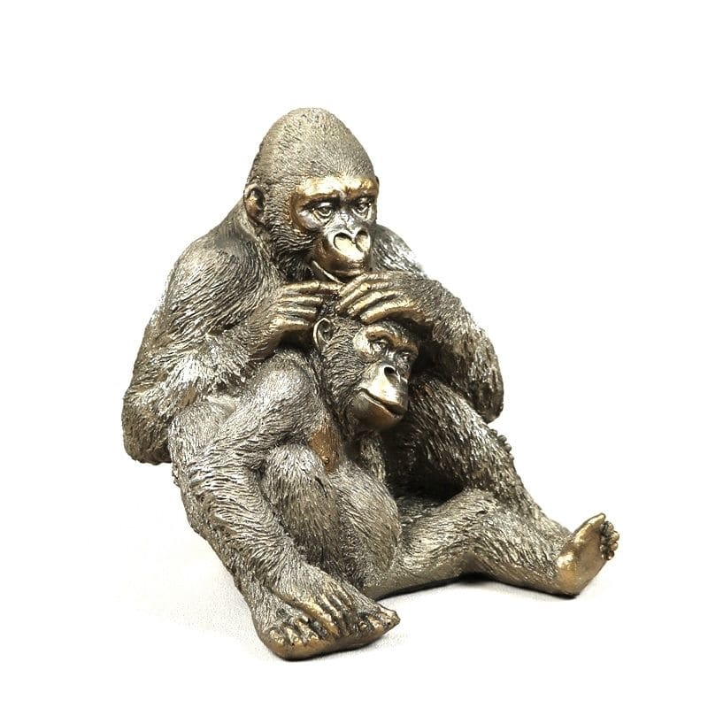Decor Gorilla Statue <br/> Family