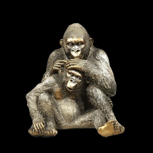 Decor Gorilla Statue <br/> Family