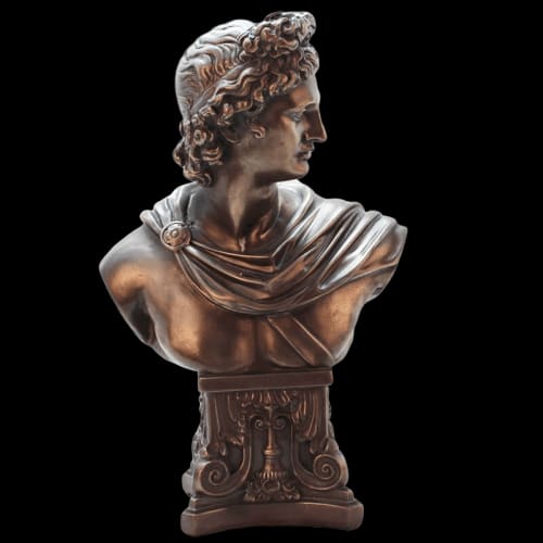 Apollo Statue <br> Bronze Effect