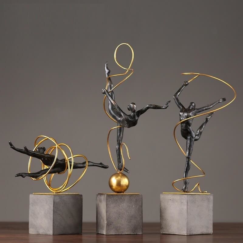 Woman Statue <br/> Design Gymnast 49/29/58 cm