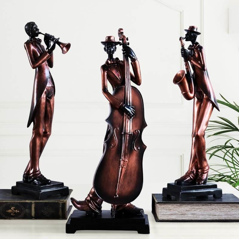Man Statue <br/> Jazz Band