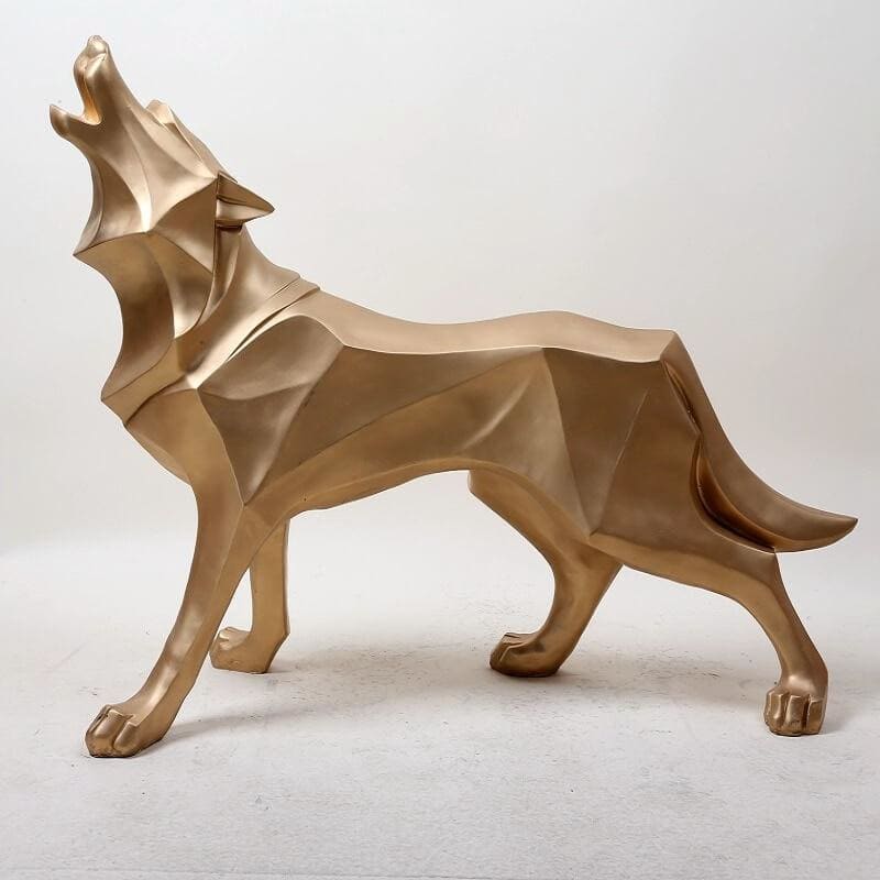 Wolf Statue <br/> Origami