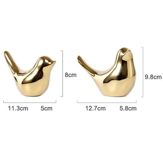 Bird Statue <br/> Gold