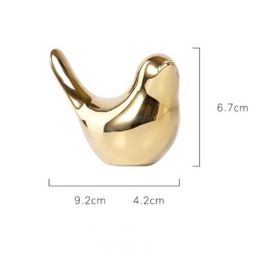 Bird Statue <br/> Gold