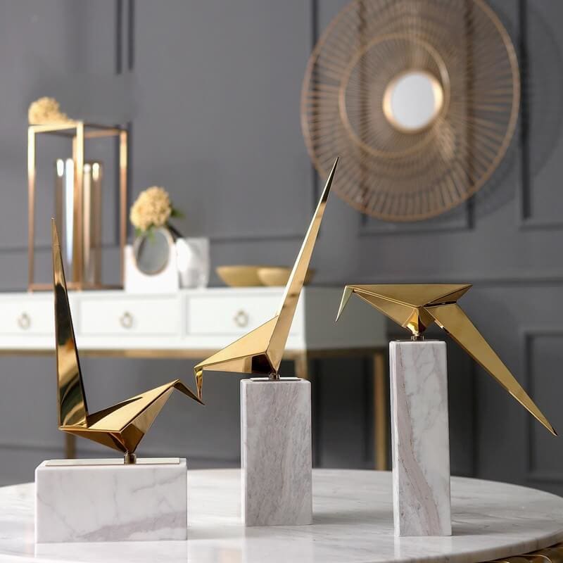 Origami Bird Statue <br/> Deluxe
